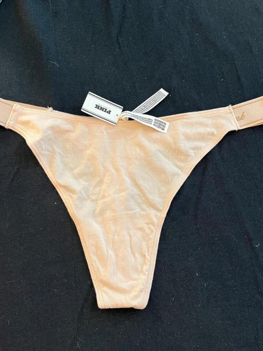 Victoria’s Secret pink elastic logo cotton panties